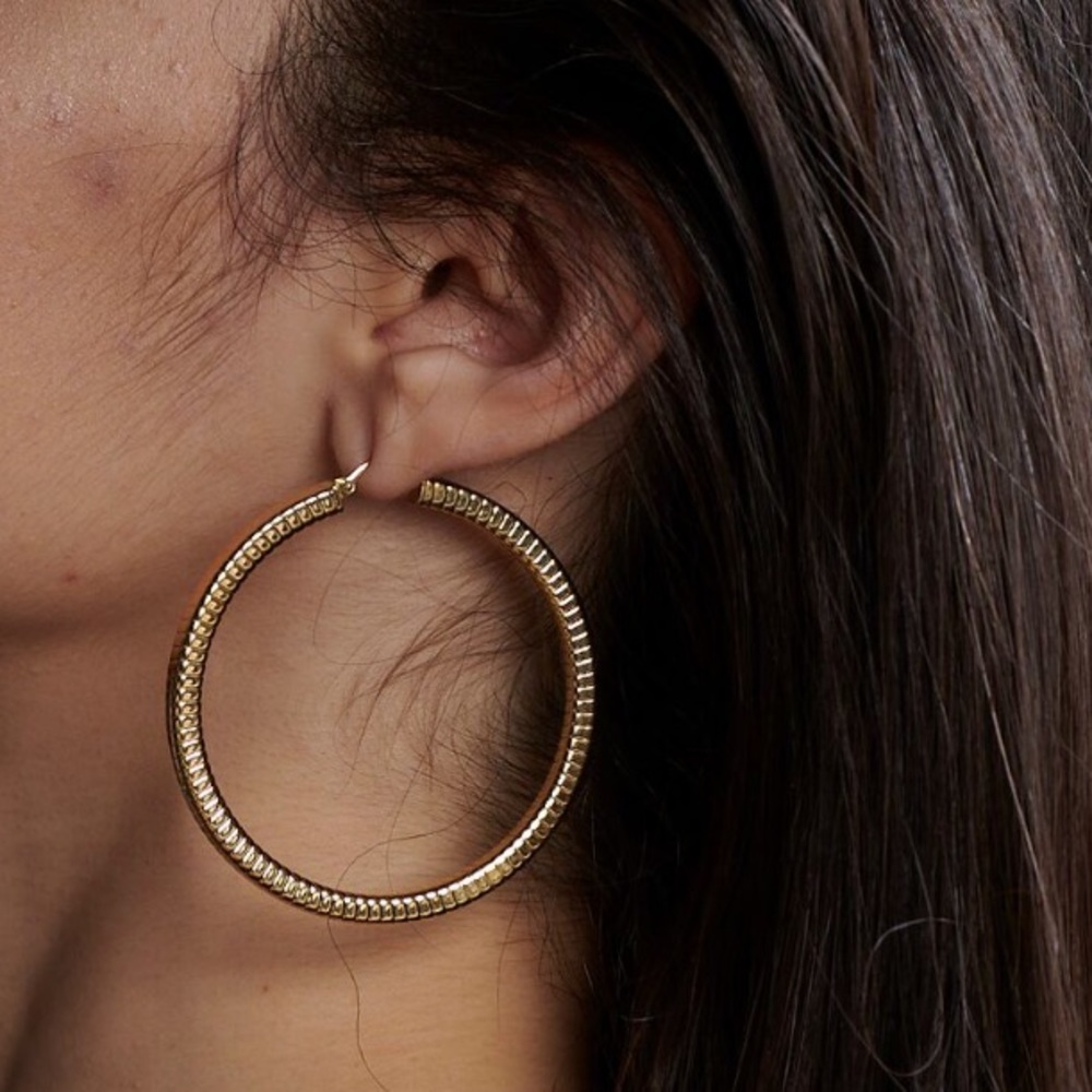 Gold Hoop Earrings